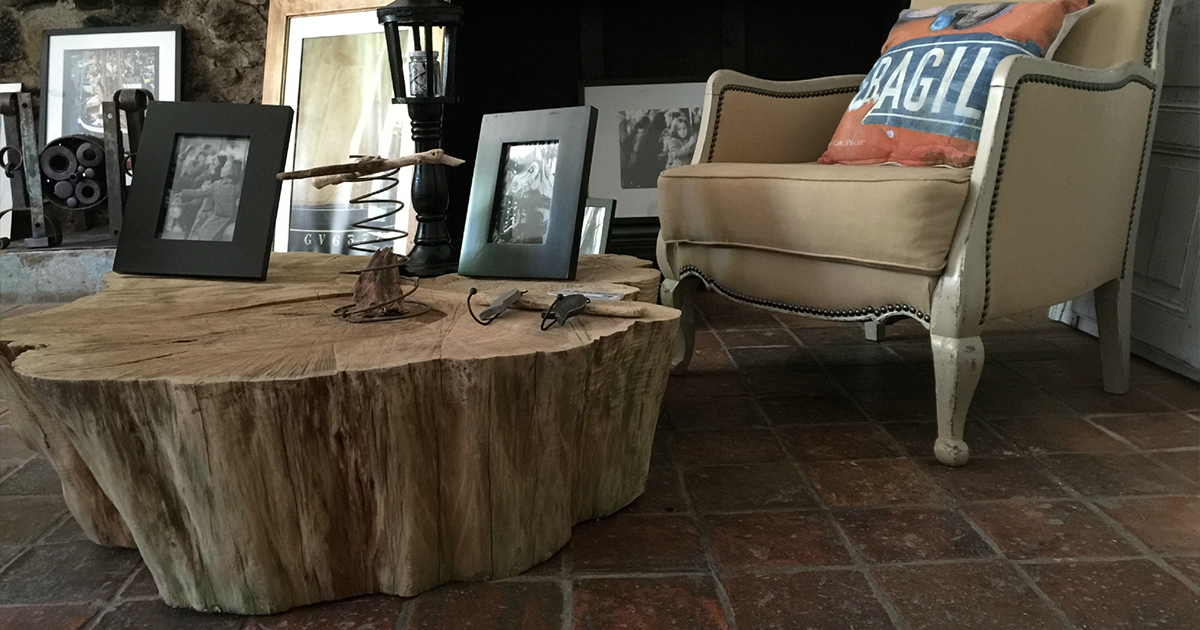 Souche table basse | Rénov Tout
