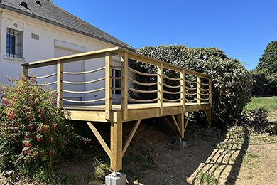 Rénovation complète d'une maison à Saint Nazaire