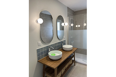 Rénovation complète d'une salle de bain sur Quimiac